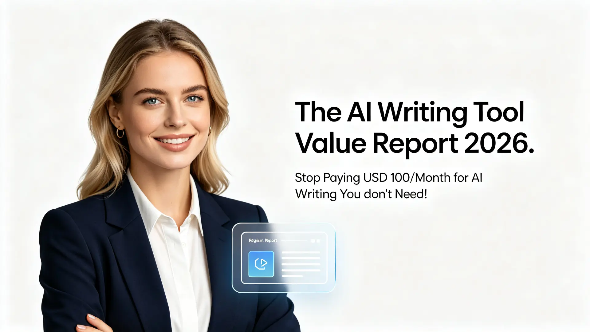 The AI Writing Tool Value Report 2026